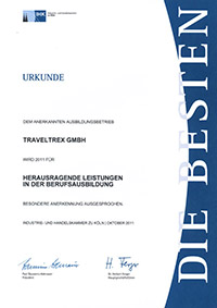 Urkunde Berufsausbildung 2011